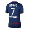 Oficiální Fotbalový Dres Paris Saint-Germain Kylian Mbappé 7 Domácí 2021-22 pro Muži